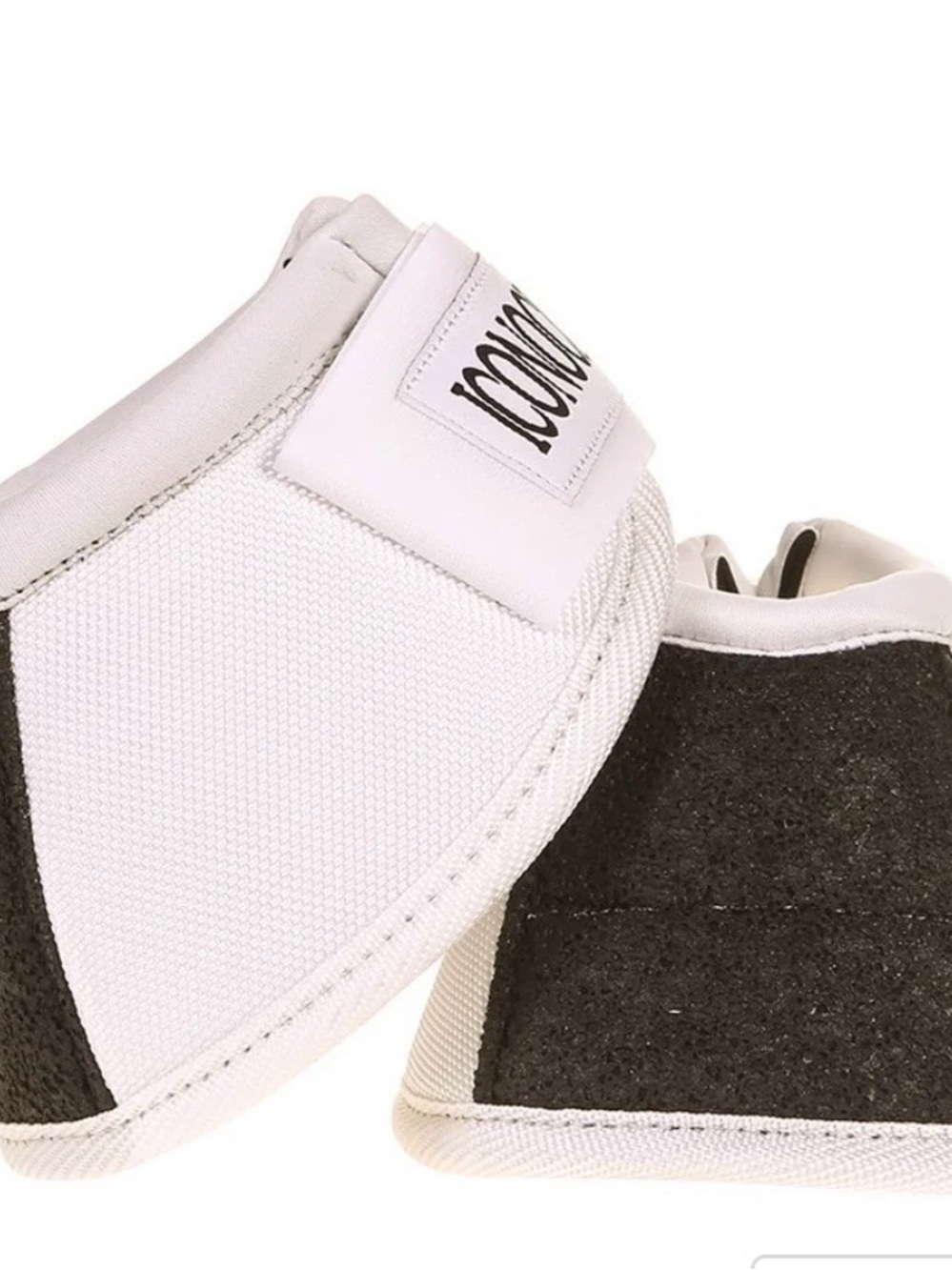 White Iconoclast Bell Boots
